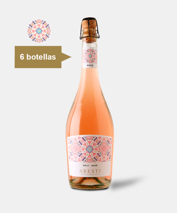 Espumante Aresti, Brut Rosé, CAJA 6 UN – 750 CC