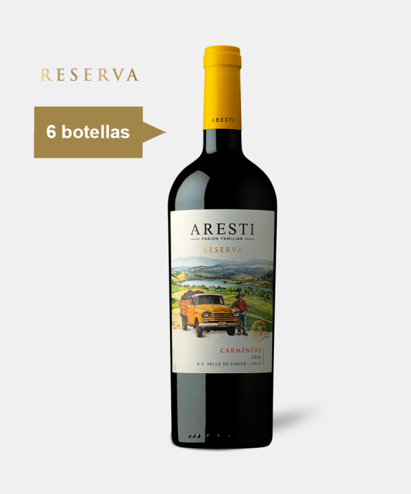 Aresti Reserva, Carménère, CAJA 6 UN – 750 CC