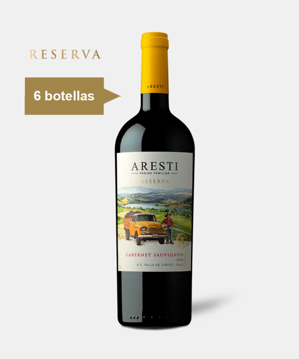 Aresti Reserva, Cabernet Sauvignon, CAJA 6 UN – 750 CC